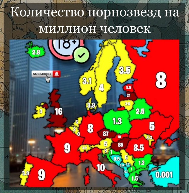 Ещё немного бесполезной инфографики