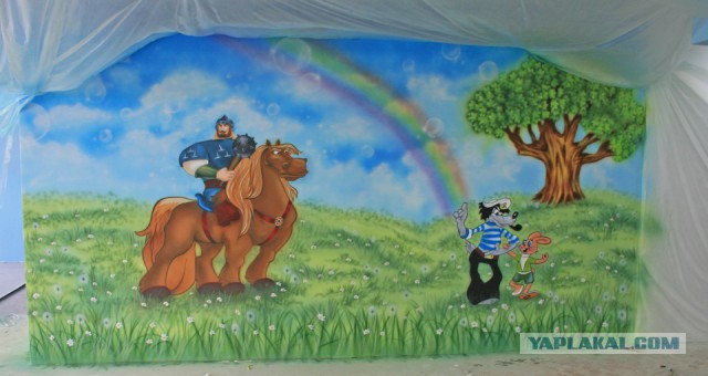 Роспись детского центра