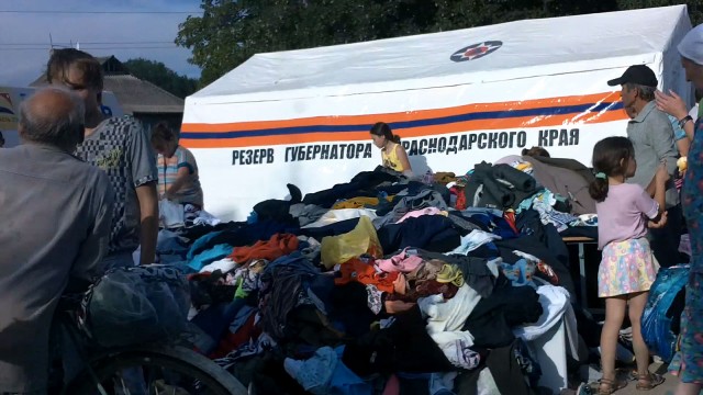 Крымск. Гуманитарная помощь