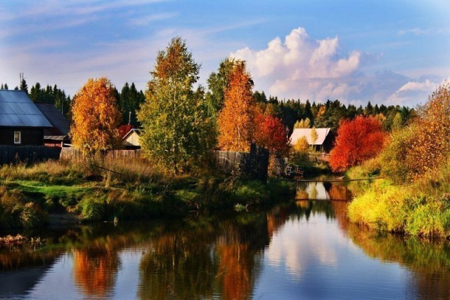 Осень в деревне