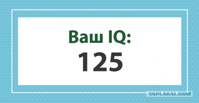 А какой у Вас IQ?