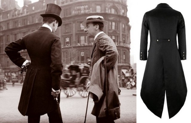 Почему сзади фрака свисают длинные фалды