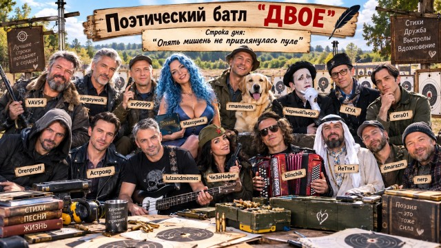 Двое, поэтический батл
