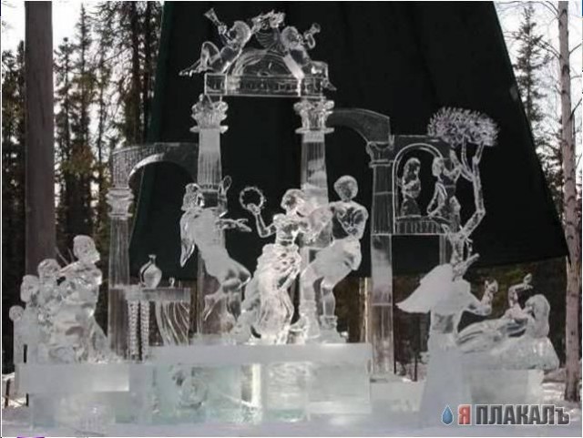 Ледяные скульптуры из Китая