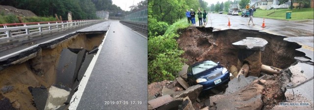 В Сочи обрушилась федеральная дорога