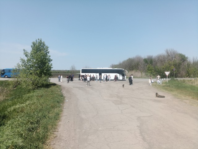 Ремонт автобуса.