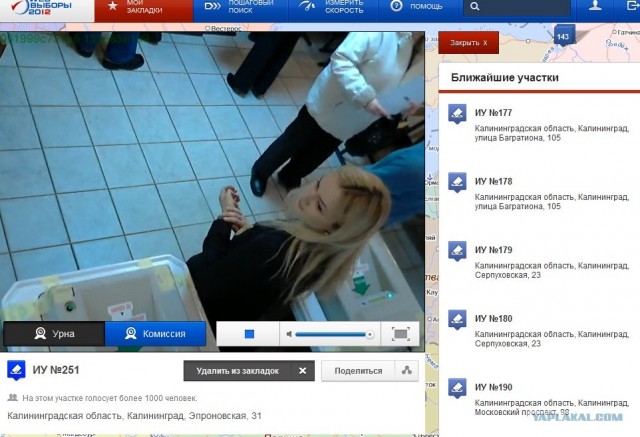 Веб-камеры на избирательных участках
