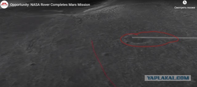 Марсианская панорама кратера Гейла от ровера Curiosity