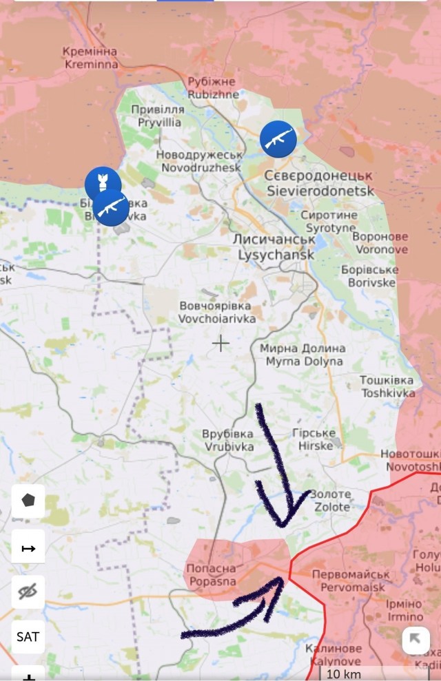 В Северодонецком котле оказалось 15 тысяч солдат ВСУ
