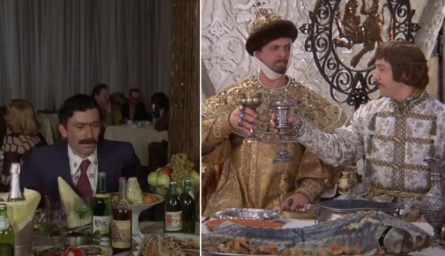 Водка настоящая, а икра из охотничьей дроби: Как снимали застолья в 8 популярных советских фильмах
