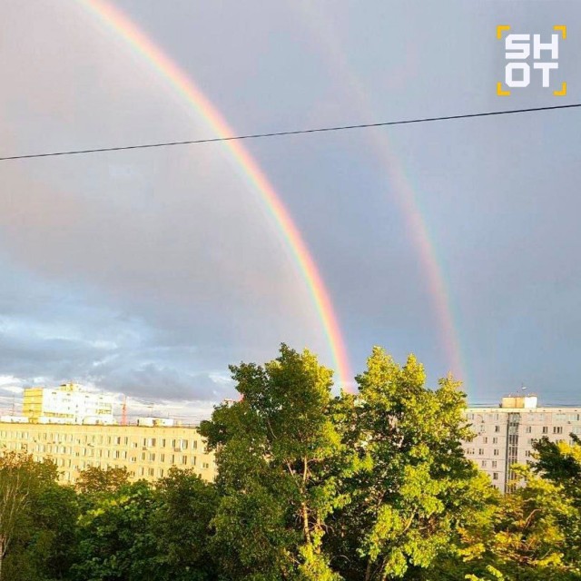 Вечернее чудо над Москвой