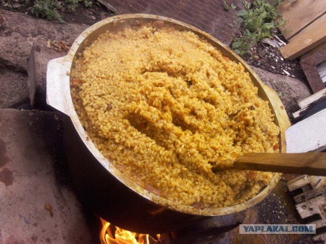 Как я готовлю вкусный плов в казане.