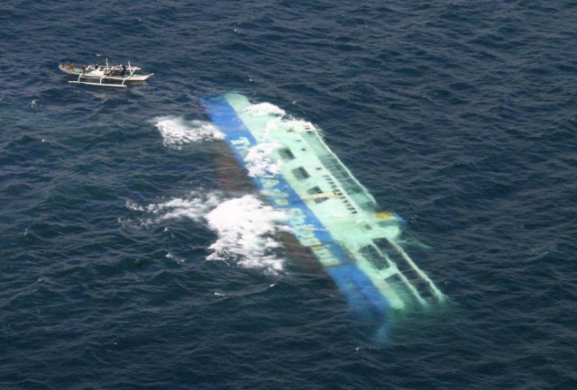 На затонувшем корабле никто не пострадал