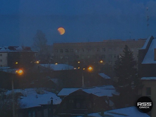 Лунное затмение 31.01.2018