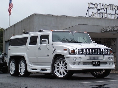 шестиколесный Hummer