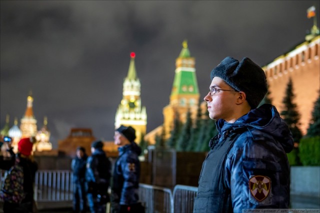 Как в центре Москвы Новый год встречали
