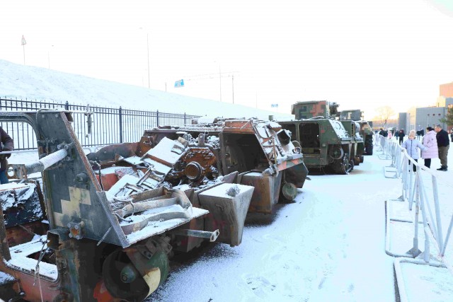 Выставка украинской техники в городе на Неве