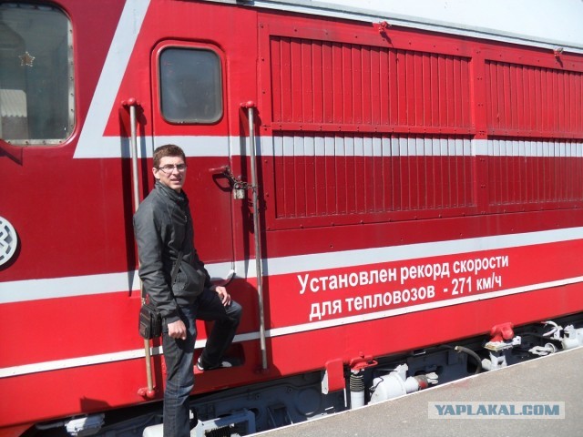 Музей паровозов в Москве.