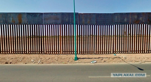 На границе США и Мексики