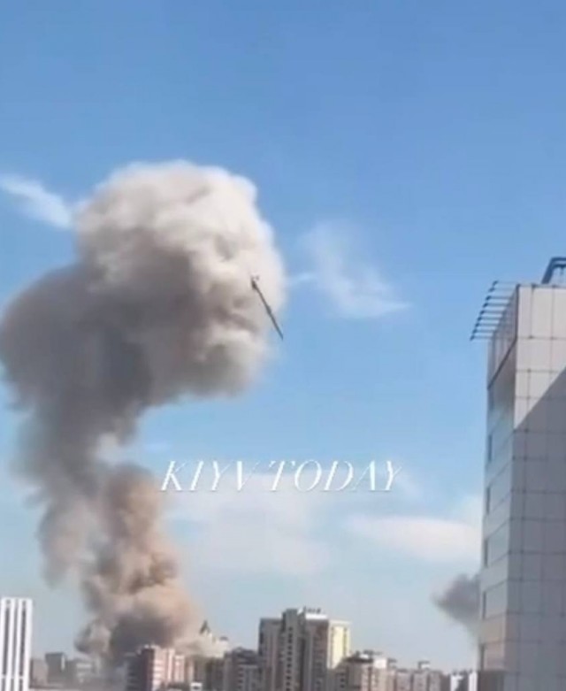 Ракета украинского ПВО AIM-120 из ЗРК NASAMS