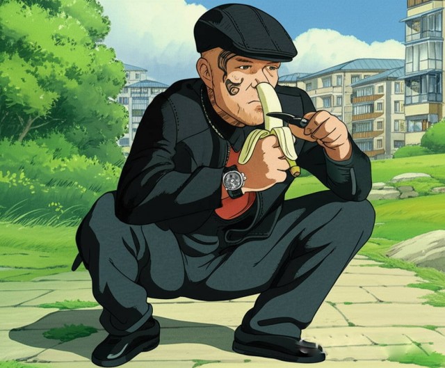 Однажды на ЯПе. Фотожаба ИИ.