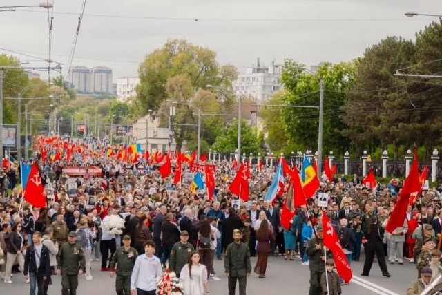 Обстановка сегодня в столице Молдавии Кишинёве