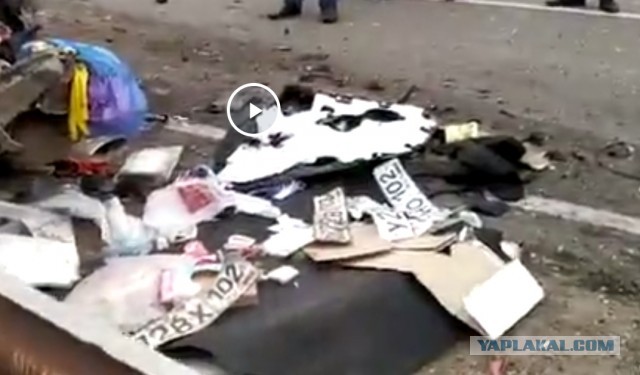 На дороге Самара-Уфа-Челябинск у фуры отказали тормоза