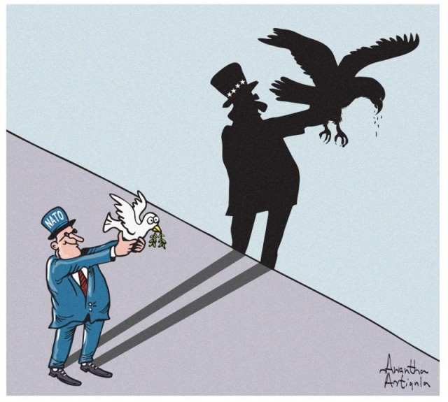 Заграничные сводки карикатурного фронта