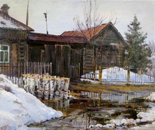 Весной в русской глубинке