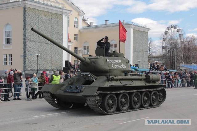 Фоторепортаж с  Парада Победы в Верхней Пышме