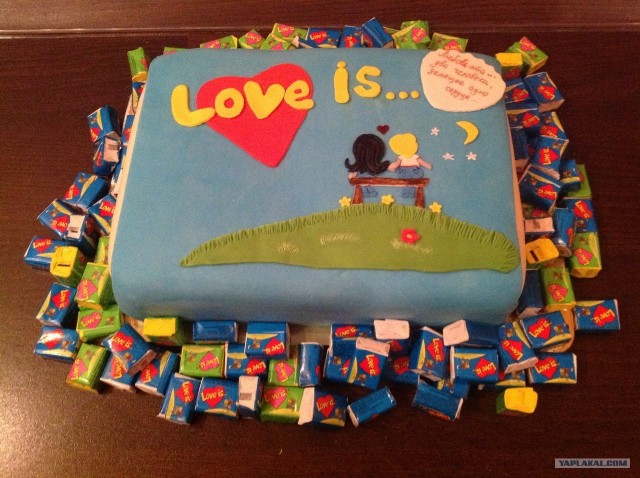 Тортик "love is"