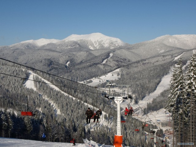 Курорт Буковель (Украина, Карпаты)