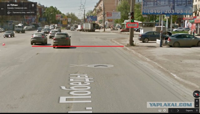 Думал, что проскочит перекресток...