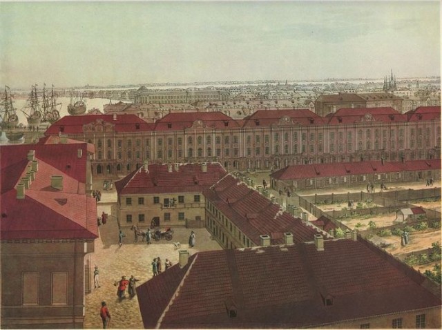 Анжело Тозелли. Панорама Петербурга 1820 года