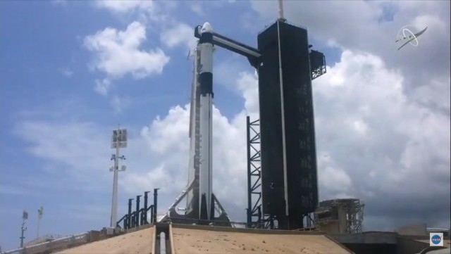 Прямая трансляция повторного запуска SpaceX Crew Demo-2