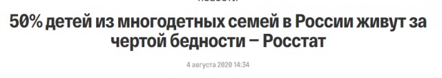Мифы о многодетности в России