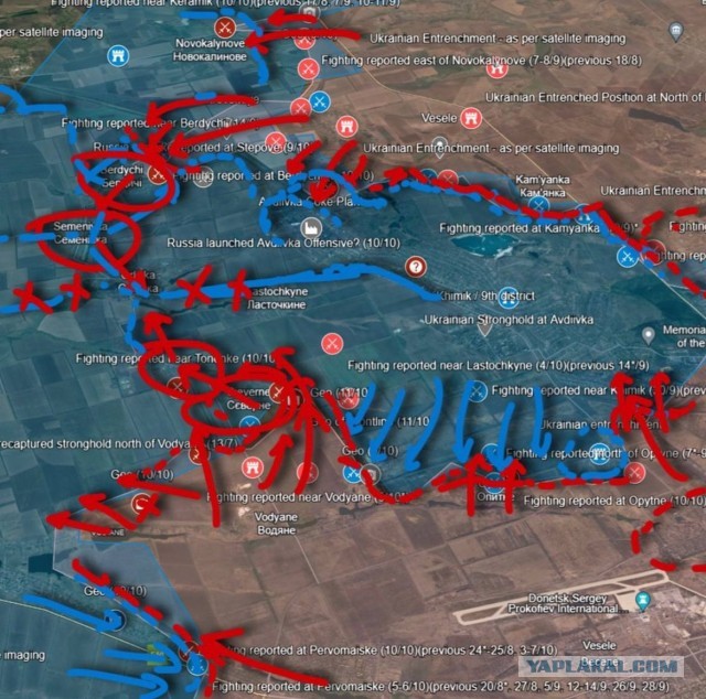 К попытке окружить Авдеевку