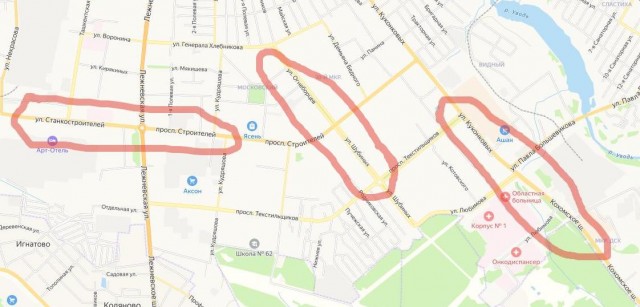 Улицы Москвы, на которых нет ни одного дома
