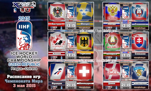 Чемпионат Мира  по хоккею 2015