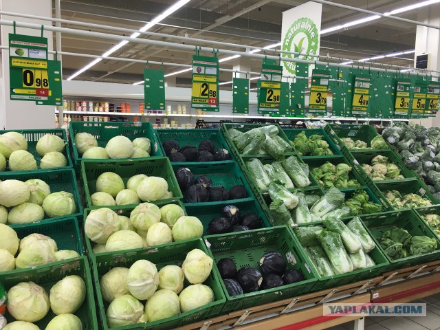 Цены в Польше на продукты