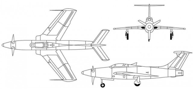 XF-84H — самый шумный истребитель в мире