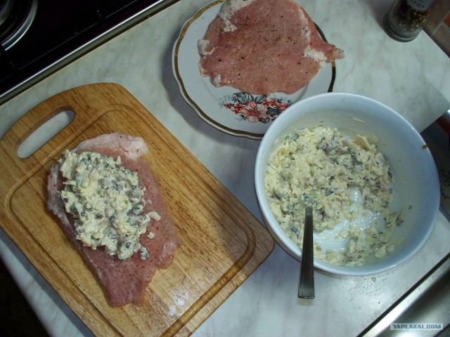 Мясные рулеты по-холостяцки.