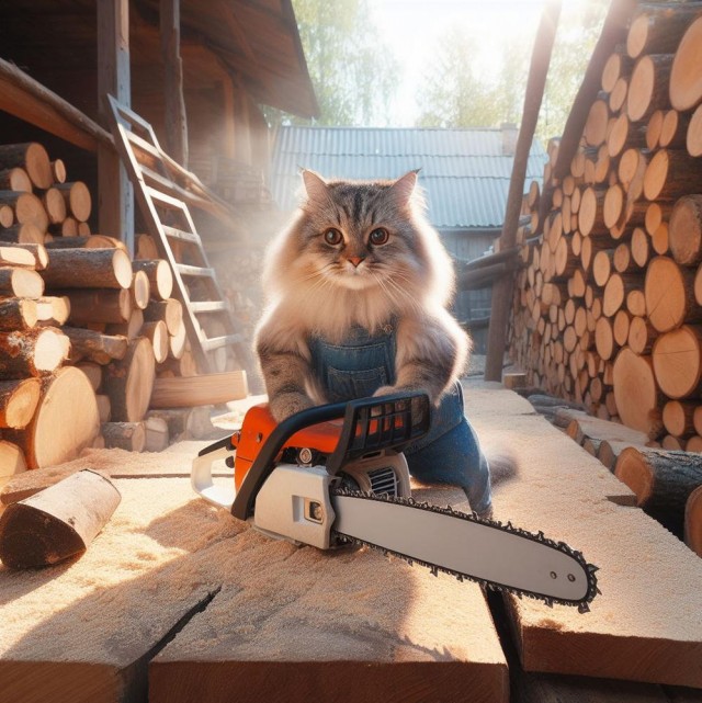 Удивительные приключения котиков в нейросети. К котовторнику