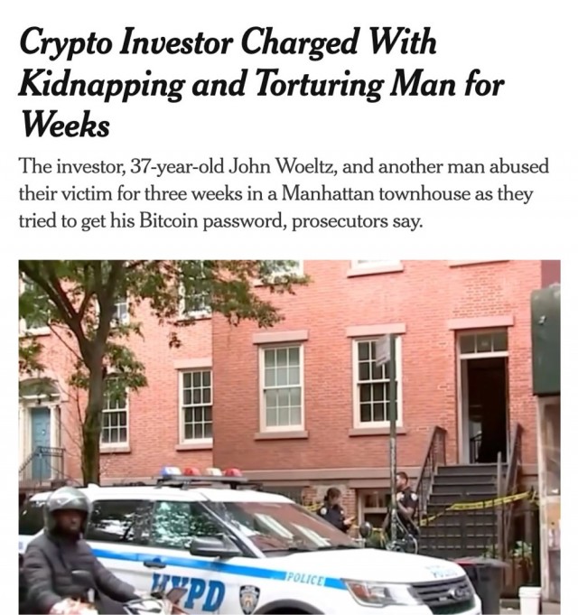 Мужчина три недели пытал бензопилой и электрошоком знакомого криптана ради $30 млн в биткоинах