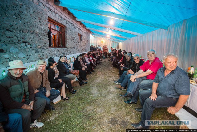 Свадьба в грузинской деревне.