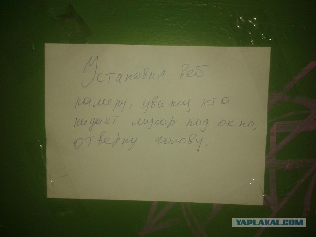В нашем доме поселился замечательный сосед...