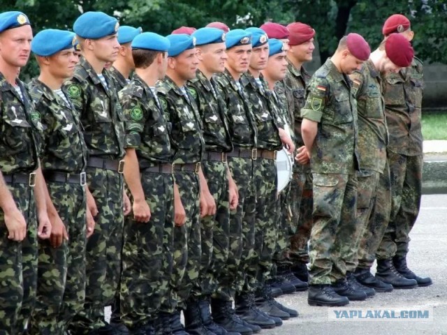 Украинские десантники отказались от голубых беретов