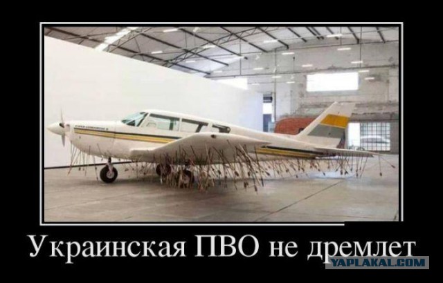 В небе над Славянском обстрелян самолет