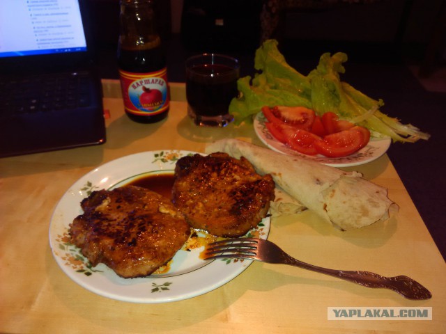Мясо по-холостяцки в гранатовом маринаде