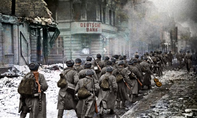 Герои Великой Отечественной войны в цветных фотографиях